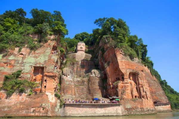Bệ tượng trang trí của Lạc Sơn Đại Phật