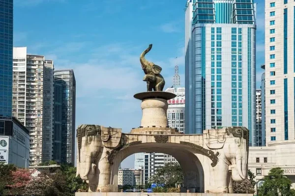 quảng trường ngũ tượng Nam Ninh